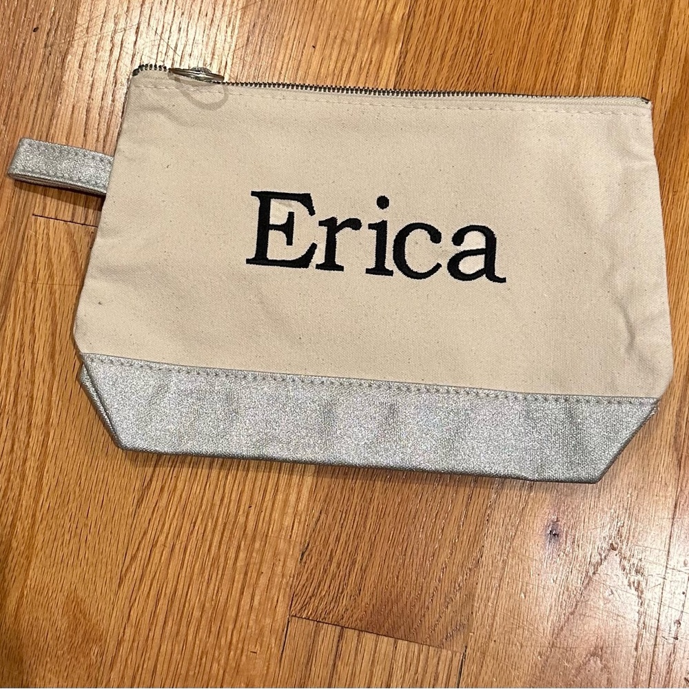 Personalized Erica makeup bag small bag